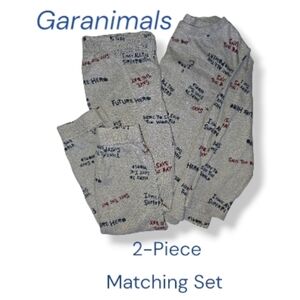 Garanimals Toddler Long Sleeve 2-Piece Matching Set, Size 3T.